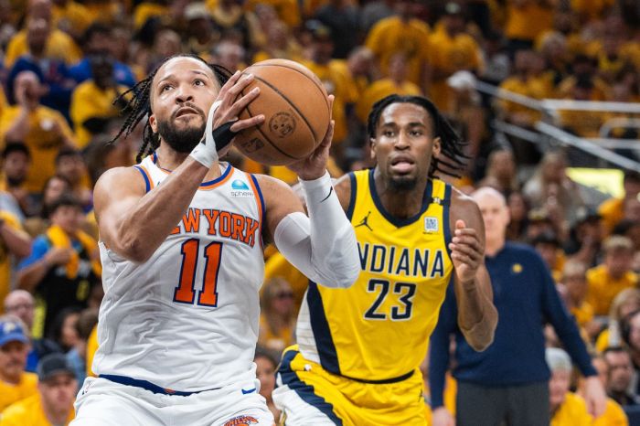 Jalen Brunson leads New York Knicks to Game 1 win over Indiana Pacers Jalen brunson knicks earn trip back indiana game 6