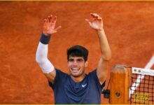 Alcaraz stops shelton returns french open quarter finals