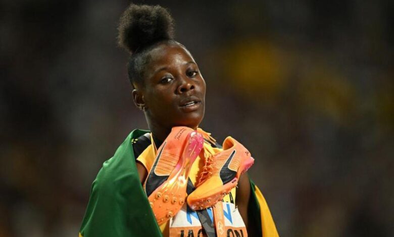 Jefferson wood triumphs 200m grand slam philadelphia meet