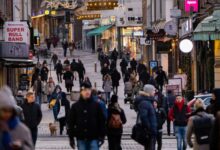 Swedish economy shrank first quarter revised data shows