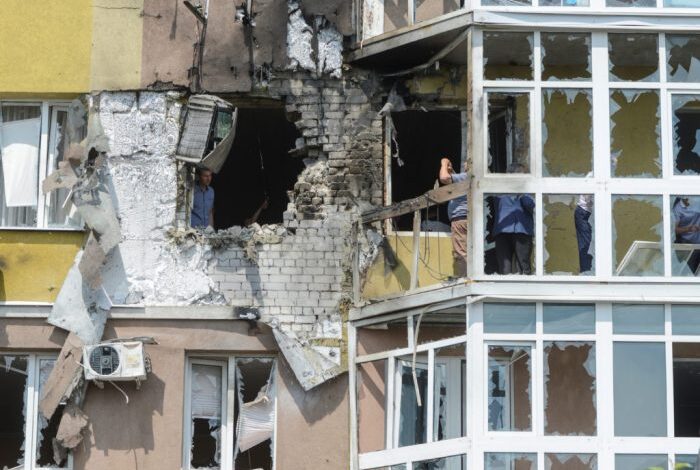 Ukrainian drones damage hospital homes russias kursk official says