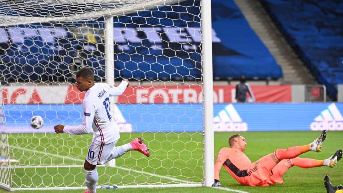 Mbappe olise earn france third place nations league