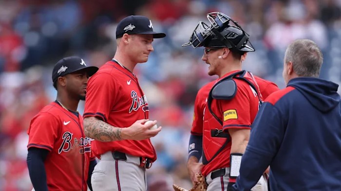 Questions Remain With Braves' AJ Smith Shawver's Road to Recovery Braves middle game vs giants seek skid ending win
