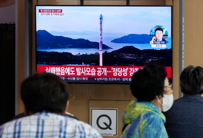 North Korean missile launch after South Korea partially suspended their ... North korea pulls capsized warship upright after botched launch report says