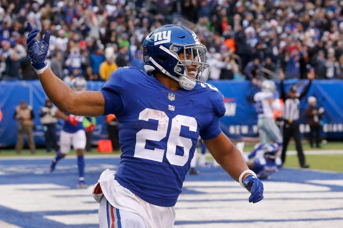 Through the Years: Best of Saquon Barkley Saquon barkley hurdles way madden 26 cover