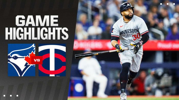 Twins 1, Blue Jays 3: Big Walks Keep on Turning, Blue Jays Keep on ... Twins brace return home against surging blue jays