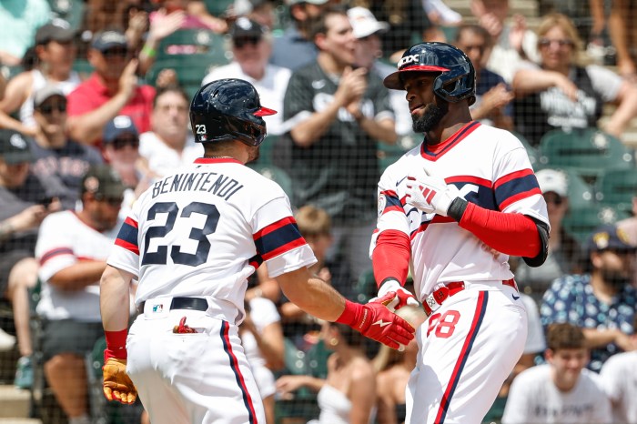 Luis Robert Jr. hits three-run homer in White Sox loss Luis robert jr knocks three help white sox beat royals
