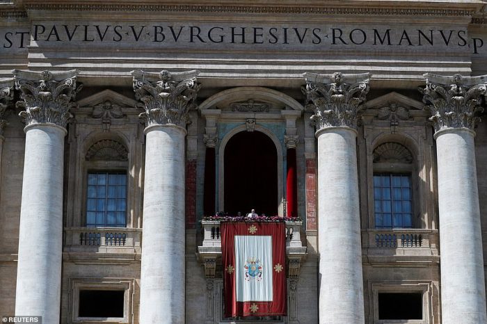 Leo first us pope criticises nationalist politics sunday mass