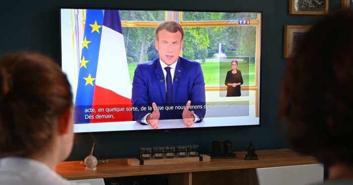 Greenpeace removes wax statue macron over french trade with russia
