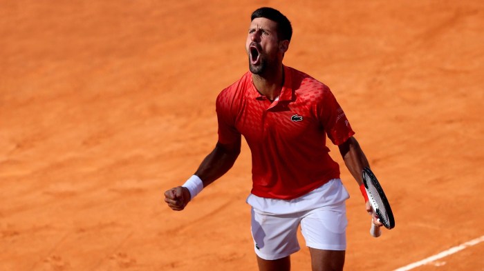 Djokovic eyes history at French Open Djokovic faces misolic french open with parisian eyes champions league final