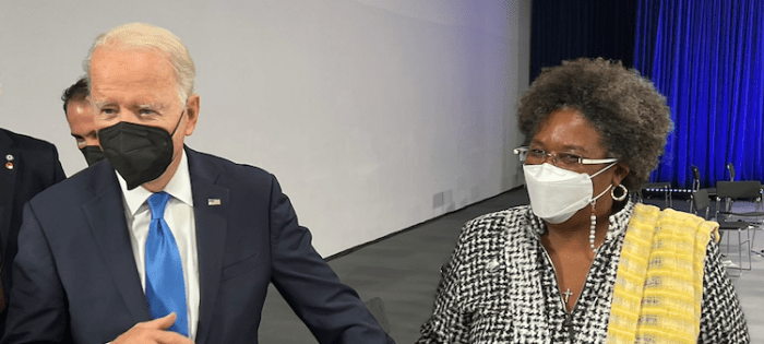 Barbados PM ๎Mia๎ Mottley Impresses 9th Americas Summit With Full Bob ... Mia mottley acceptance speech