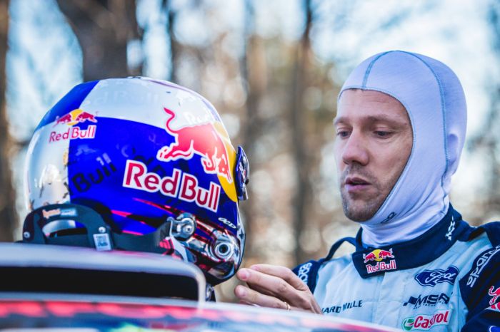 Ogier leads after tough first day sardinia