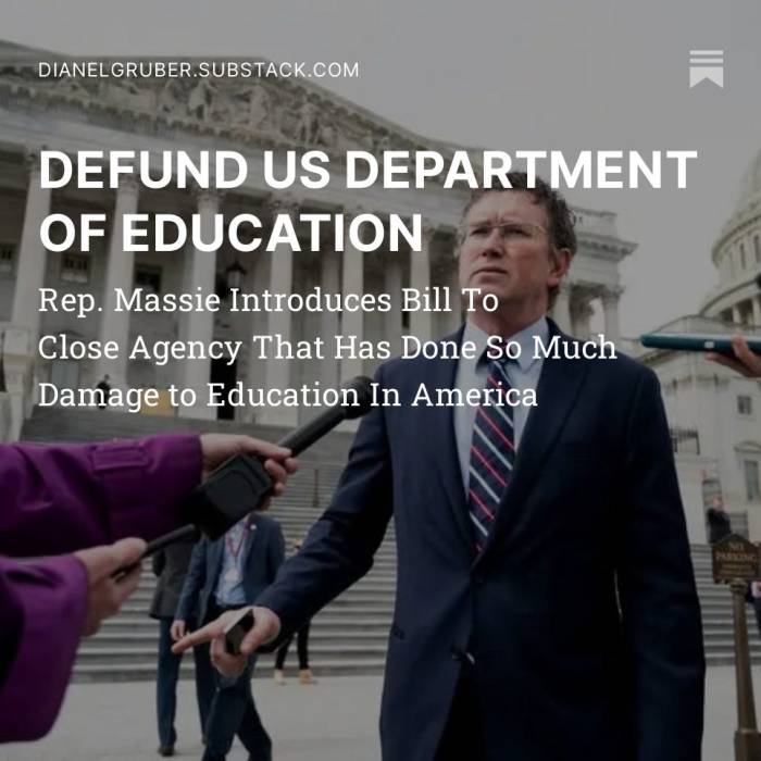 History efforts end department of education
