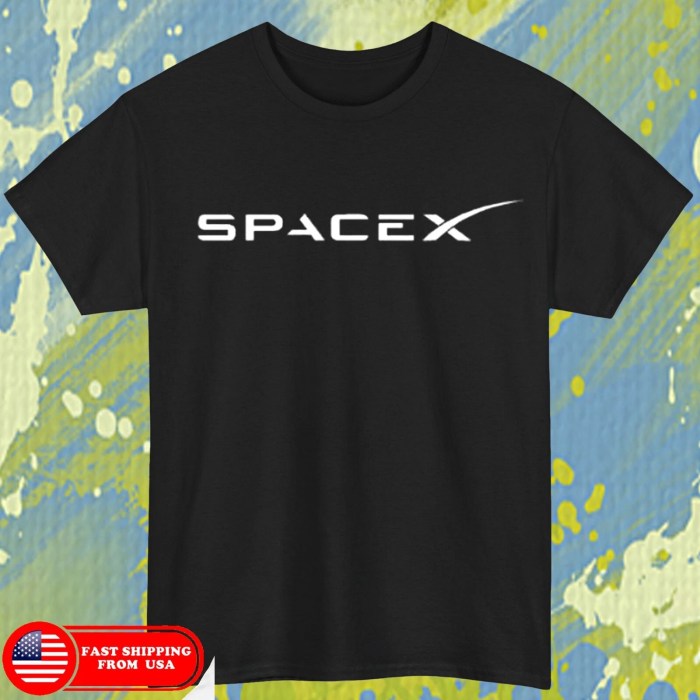 Elon SpaceX Logo Black tshirt size L - Walmart.com Elon musk picks losing fight with donald trump