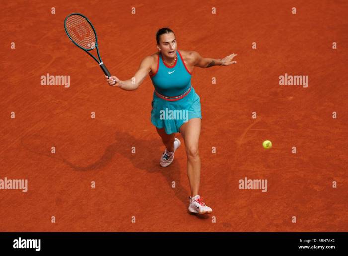 Sabalenka calls marquee womens matches start later french open