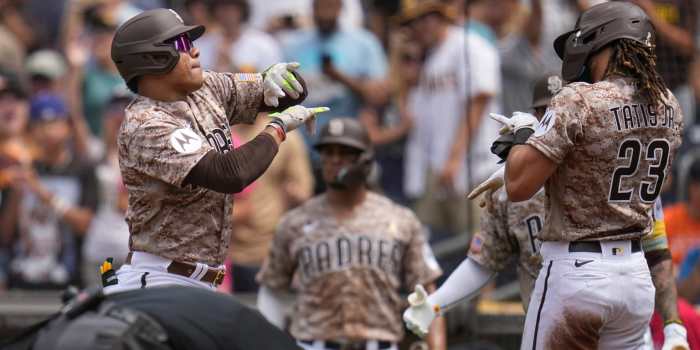 Juan Soto, Manny Machado homer as Padres beat Giants Manny machados homer all padres need beat brewers