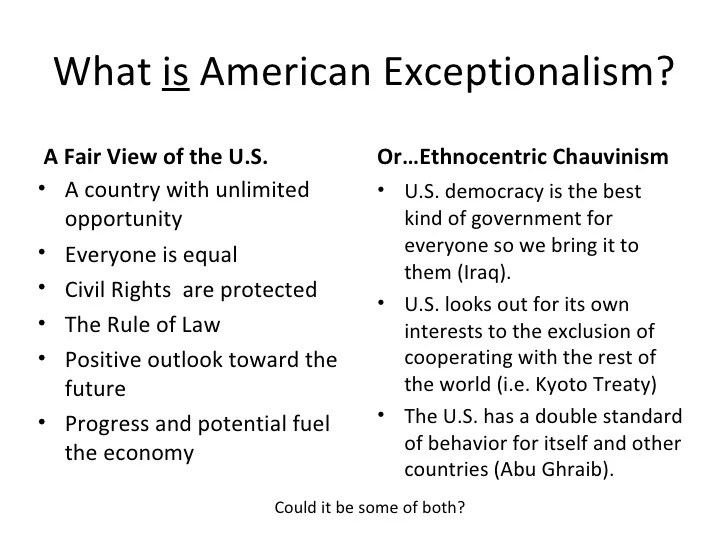 american exceptionalism | PDF Usha vance american exceptionalism essay