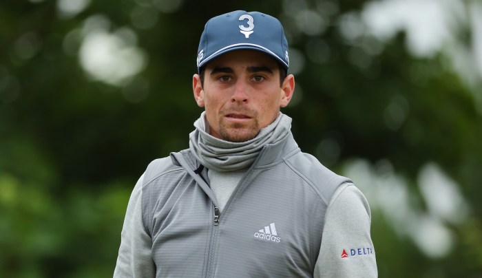With liv task hand joaquin niemann looks ahead us open
