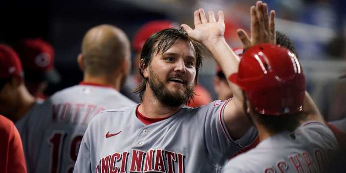 Wade Miley throws no-hitter as Cincinnati Reds blank Cleveland Wade miley captures first win since 23 reds top guardians