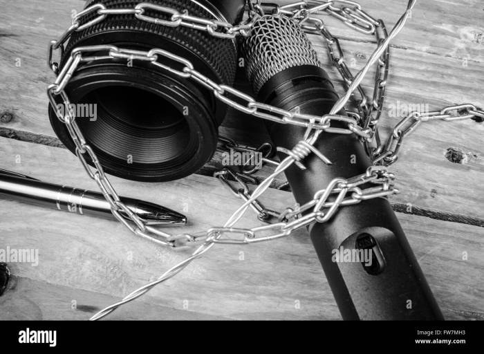 Threats against freedom of press, a concept Stock Photo - Alamy Threats to press freedom