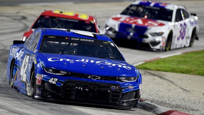 Nascar notebook ross chastain all smiles nashville