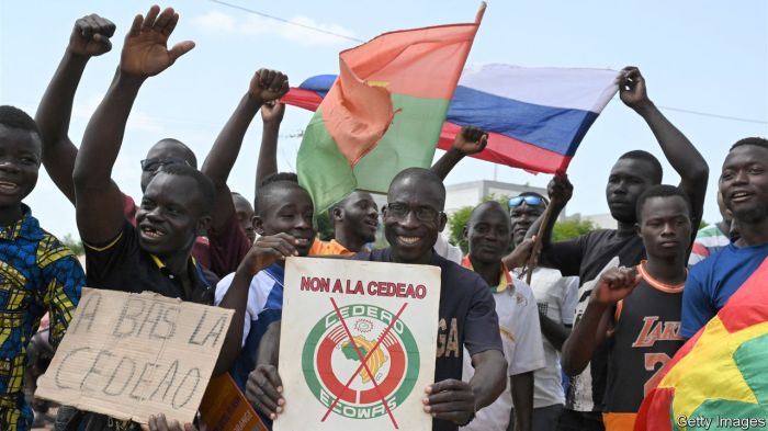 Jihadist violence coups test west africa ecowas bloc 50