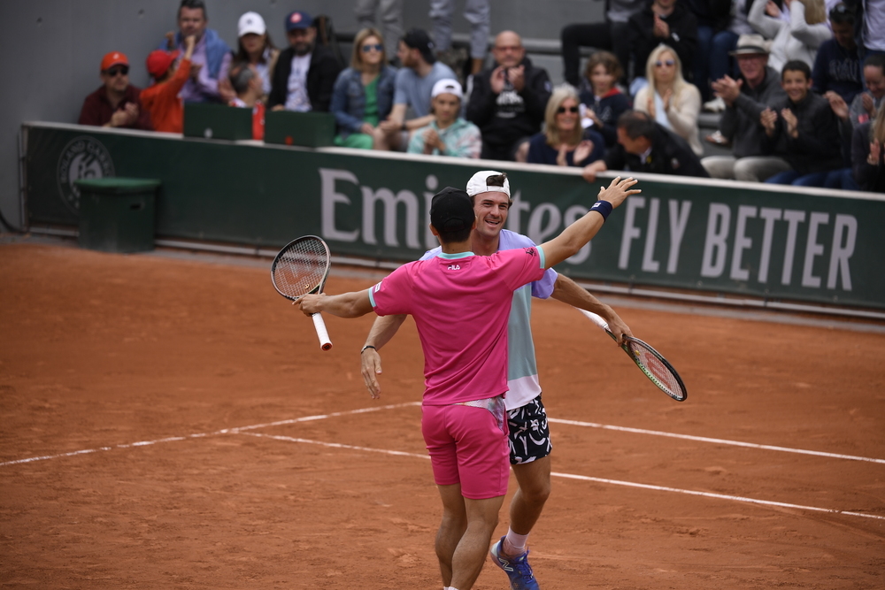 Humbert star struck psgs dembele cheers him roland garros